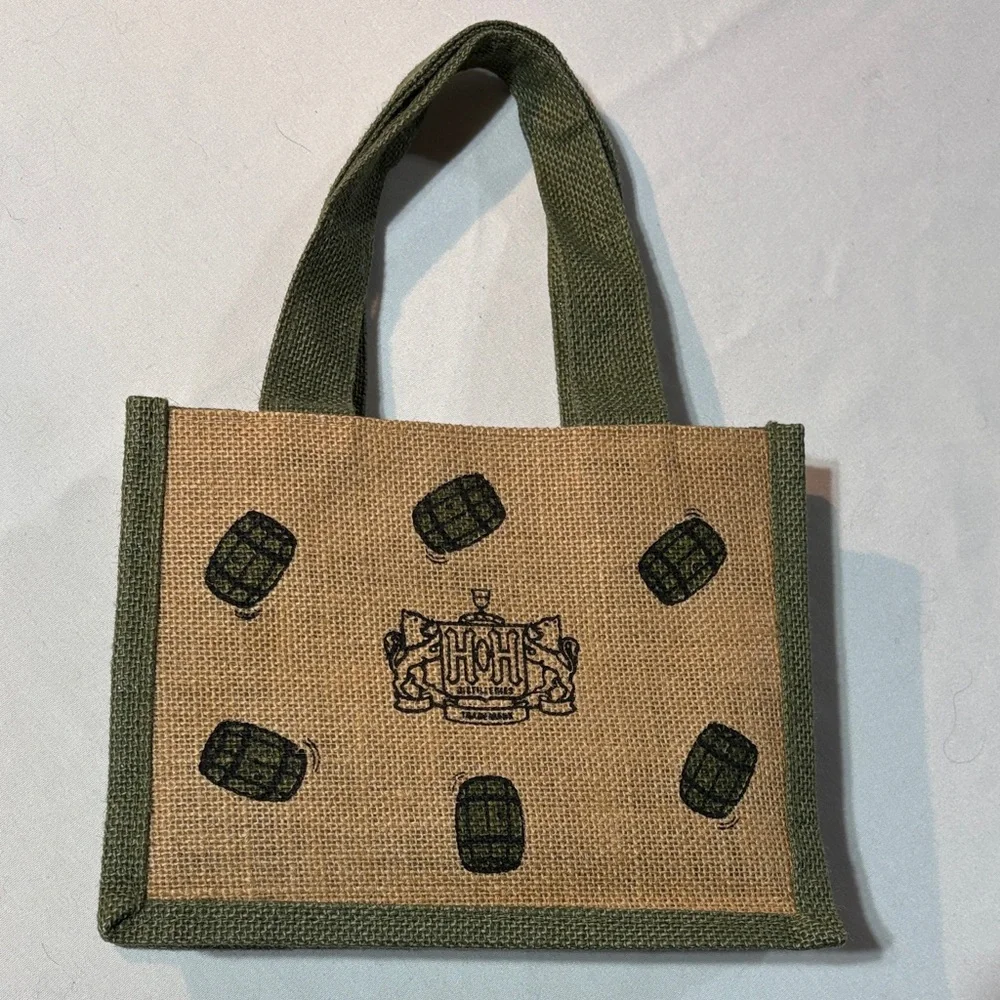 Heaven Hill Distillery Burlap Bag Monogram 6 Whiskey Barrels Bardstown Kentucky